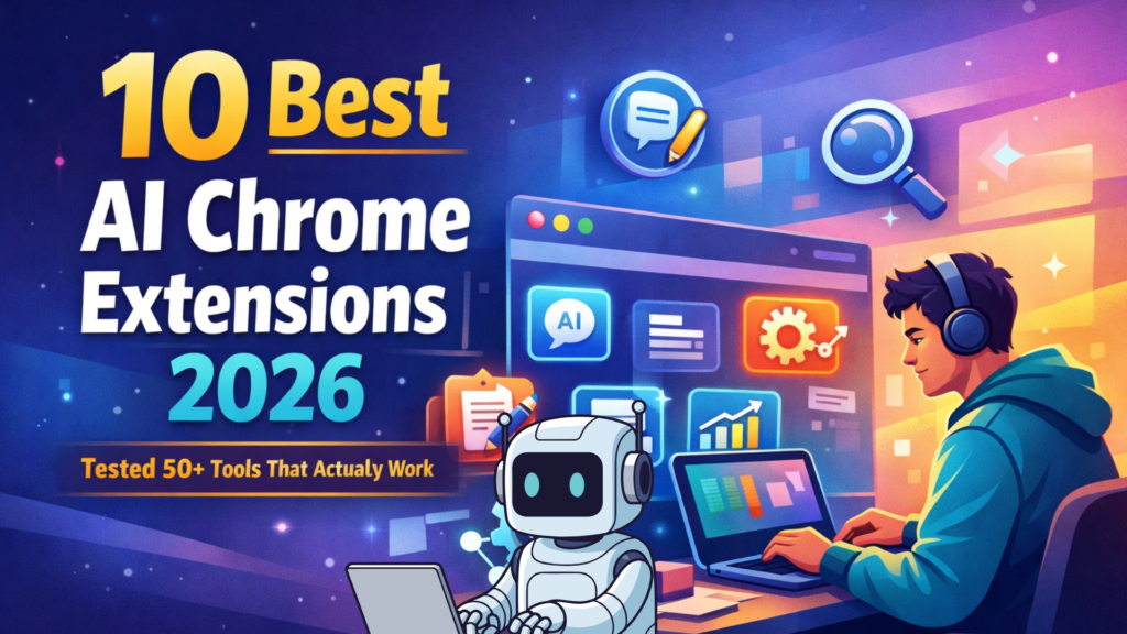 9 AI Chrome Extensions I Actually Use in 2026 (Honest Beginner Review)
